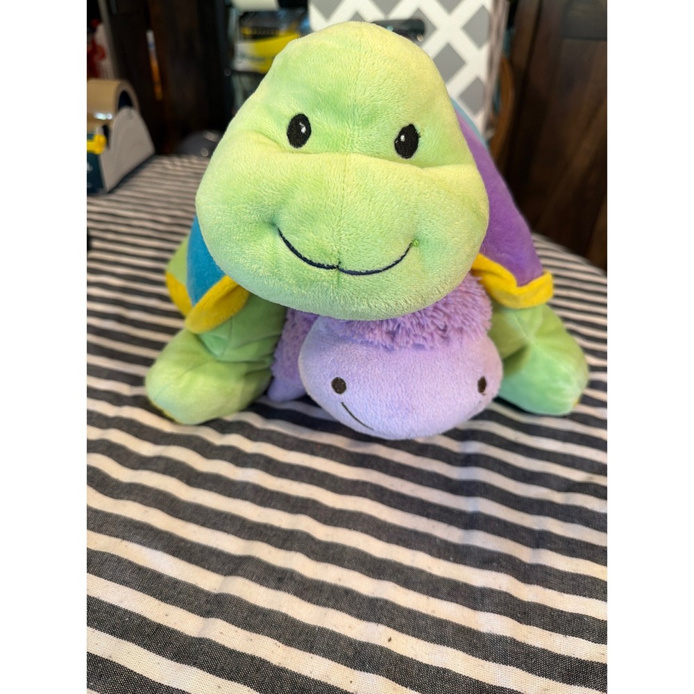 PILLOW PET TURTLE MAMA AND BABY TURTLE